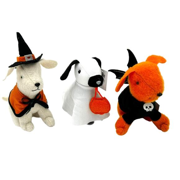 TARGET Bullseye's Playground Halloween PLUSH DOGS Set of 3 New With Tags 2024 - Picture 1 of 16